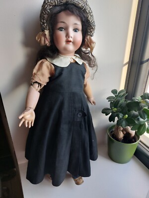 ANCIENNE POUPÉE TÊTE Porcelaine JUMEAU SIMON & HALBIG Hauteur 63cm EUR 200,00 - FR