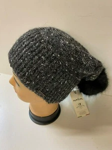 Original Norton Damen Bommelmütze Longbeanie Mütze Wintermütze 7425K schwarz (2) - Picture 1 of 2