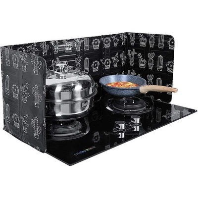 Placa dobrável removível à prova de óleo protetor contra respingos de fogão para cozinhar e fritar - Imagem 1 de 4