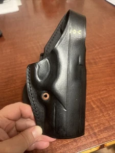 FALCO Holsters Colt 911 Holster Steer Hide Leather Black Made in USA Used - Picture 1 of 5