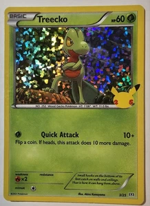 Treecko 003/025 McDonald's 25th Anniversary Holo - Picture 1 of 2
