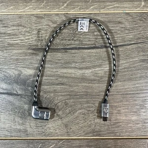 Câble tressé USB-C vers USB-A femelle d'origine VW Volkswagen 000.051.446BH - Photo 1 sur 2