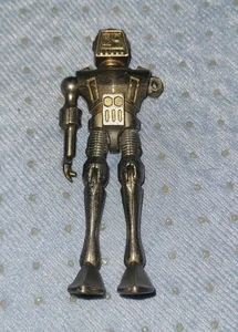 Figura de acción robot fundido a presión de 3,5" Zylmex Metal Man Questar Zee Toys 1977 de colección - Imagen 1 de 5