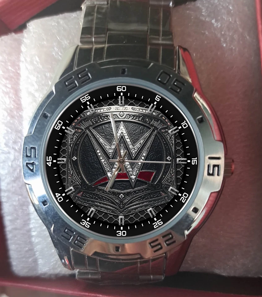 Títulos Personalizados RELOJ WWE Astilla Campeonato Universal Moda Reloj Colección! Foto 1 de 1