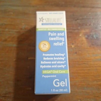 Stella Life Vega Oral Care Gel Peppermint. New In Box. Fast Free Shipping! - Image 1 of 4
