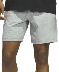 Adidas Men's Medium Gray Heather 7" Essentials Americana Jersey Shorts Size XL - Picture 1 of 1