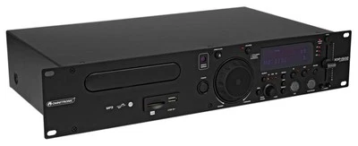 B-WARE Omnitronic XDP-1502 CD-/MP3-Player Rack 2 HE Fernbedienung USB DJ Player - Bild 1 von 4