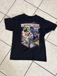 Wwe Wrestlemania VI Shirt Black Large Mens Tee - Picture 1 of 2