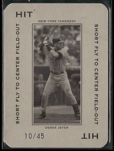 2005 Donruss Throwback Threads #PG-88 Derek Jeter Polo Grounds HIT #10/45 - Picture 1 of 2