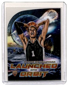 2023-24 Topps Chrome Cosmic Launched Into Orbit Victor Wembanyama RC San Antonio - Picture 1 of 2