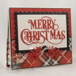 Cutting Dies Album Scrapbooking Paper Cards Merry Christmas Reindeer Metal Craft - Picture 1 of 6