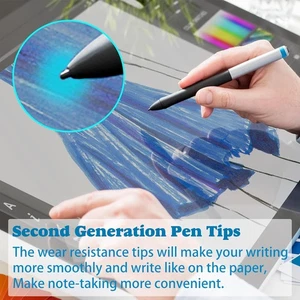 10 Pcs Replacement Refill Pen Tips for Wacom Intuos Pro,Wacom IMobileStudio Pro - Picture 1 of 7