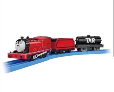 Takara Tomy Plarail TS‑16 James  Tar Freight Car 3‑Car Set Thomas &  Friends  - Image 1 of 4
