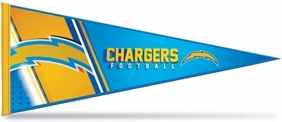 Banderín de fieltro suave Los Angeles Chargers, 12x30 pulgadas, fácil de colgar, hogar u oficina Foto 1 de 4