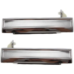 Exterior Door Handle For 82-92 Chevrolet Camaro Pontiac Firebird Set of 2 Chrome - Picture 1 of 11