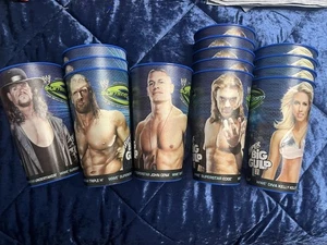 2009 7-Eleven Super Big Gulp WWE Summer Slam Cup Lot Of 13 - Picture 1 of 6
