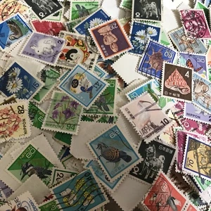 japan stamps collection 1000 stamps postage Used - Picture 1 of 4