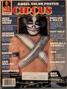 Circus Magazine April 1978 KISS, Sweet, Angel, Ian Gillan, Grateful Dead, Chaka - Picture 1 of 22