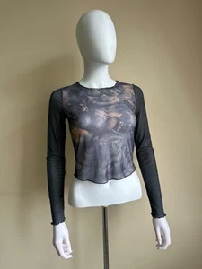 JEAN PAUL GAULTIER Estilo Malla Archivo Top Mujer Talla Única - Imagen 1 de 12