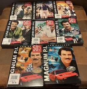 NEW Read: Magnum PI DVD Complete Series 8 Seasons Box Sets 31 discs 133 hours - Picture 1 of 2
