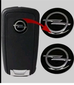 2x Opel Logo Key Logo Llave 14mm Adhesivo - Imagen 1 de 2