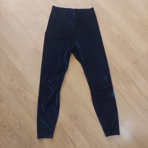 Leggings donna in velluto blu scuro (stimati) taglia small - Foto 1 di 7