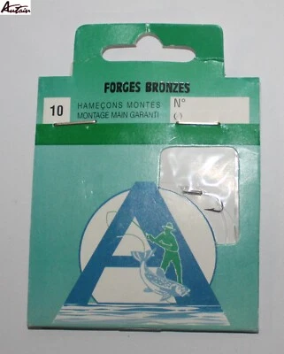 Hameçons montés Autain Forgés Bronzés par 10