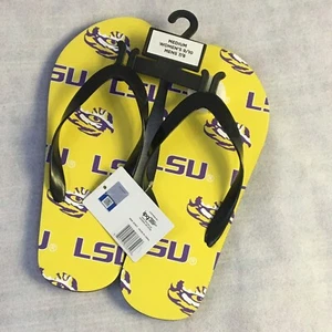 Chanclas LSU Tigers NCAA College Team Colores Unisex Playa Medianas con 9/10 M 7/8 - Imagen 1 de 6
