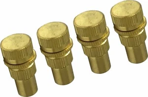 Prokit PY20122 Brass Tyre Deflator Valve Caps Automatic Down to 6psi 4PC - Picture 1 of 5