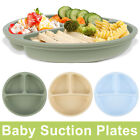 3Pcs Silicone Suction Plates For Baby Non Slip Self Feeding Training Levit
