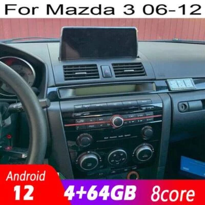 10.4" Touchscreen Radio Android Gps Navigation Carplay For Mazda 3 02~12 Radio - Image 1 of 4