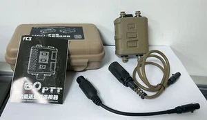 FCS V60 Dual Pass Tactical Ear PRC152 PD980 XTS5000 APX7000 Walkie-talkie PTT - Zdjęcie 1 z 15
