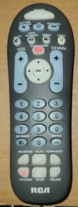 Mando a distancia universal de botón grande RCA genuino con baterías RCR314WR grado A - Imagen 1 de 3