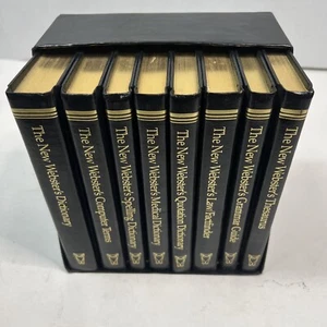 The New Webster’s Library Of Practical Information Dictionary Set Of 8 Books ‘90 - Picture 1 of 7