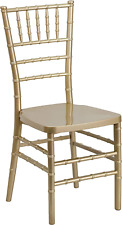 HERCULES PREMIUM Series Gold Resin Stacking Chiavari Chair