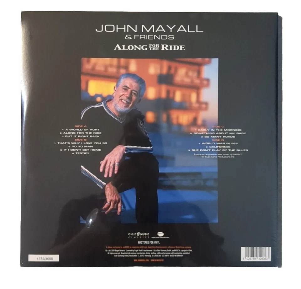 John Mayall & Friends Along For The Ride (Limited Edition) 100% Virgin Vinyl - Image 1 of 2