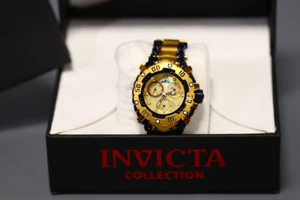 INVICTA Gladiator Lady 43.20mm Stainless Steel Gold + Purple Gold + Purple dial - Picture 1 of 8