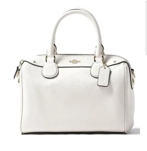 Neu mit Etikett Coach F57521 Mini Bennett Kreide Leder Schultasche Handtasche Umhängetasche $ 295 - Bild 1 von 3
