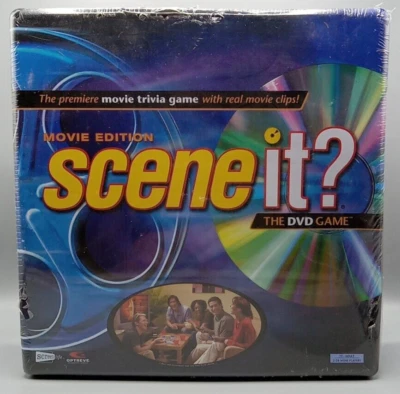 2005 Movie Edition Scene It? DVD Game by Screenlife - New Sealed Collector Tin - Image 1 of 4