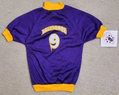 Camiseta All Star Dogs Baltimore Ravens Justin Tucker roxa para cachorro animal de estimação pequeno nova - Imagem 1 de 4