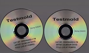 David Gilmour SELTENE PROMO 2x CD Live At Pompeii PINK FLOYD TESTPRESSUNG - Bild 1 von 1