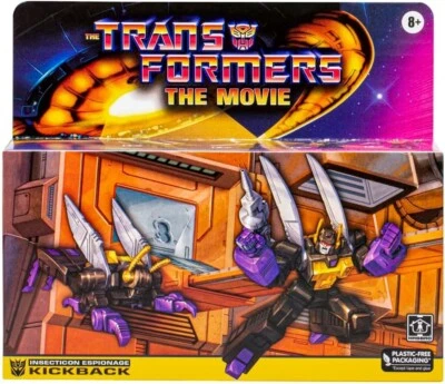 TRANSFORMERS KICKBACK FIGURE TRANSFORMERS THE MOVIE INSECTICON G1 TYPE MISB 2023 - Image 1 of 4