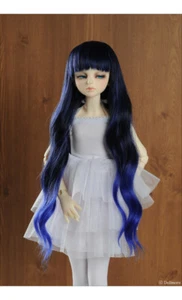 [Dollmore] 1/4 BJD MSD Wig 18-20 cm (7-8)" Junsa ST Wig (Blue)[D7-2-3] - Picture 1 of 3