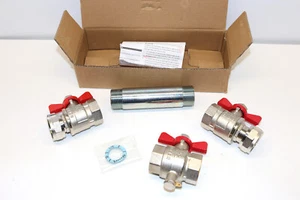 ista Wärmezähler Wärmemengenzähler Einbauset Einbausatz DN25 18539 1" - Bild 1 von 4
