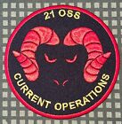 USAF 21 OSS Current Operations Patch Hook & Iron-On Repro New A1106