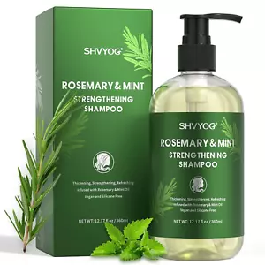 Rosemary Shampoo for Hair Growth, Rosemary Oil Shampoo with Mint and Tea Tree fo - Picture 1 of 12