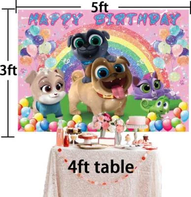 Puppy Dog Pals Party Supplies Party Decorations Backdrop Banner Birthday Gift - Image 1 of 4