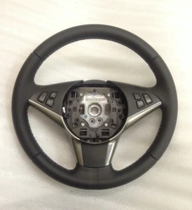 BMW E60 E61 E63 E64 SPORT STEERING WHEEL Perfora + NAPPA M5 M6 2003-2005 - Picture 1 of 8