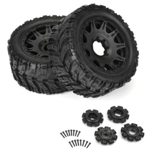 Pro-Line 10176-11 Masher X HP Belted F/R Tires Mounted on Raid 24mm Wheels (2) - Picture 1 of 4