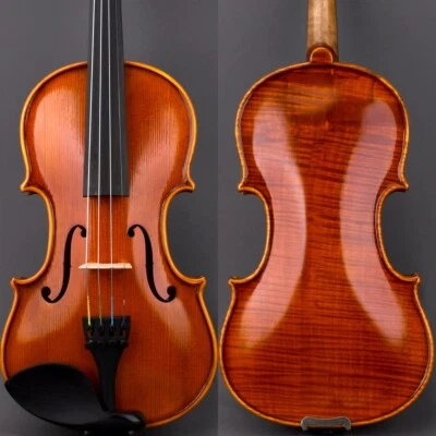 A10+ Perfect Advanced Stradivari Style Violin 1/4 Best European Wood Sweet Tone - Image 1 of 4
